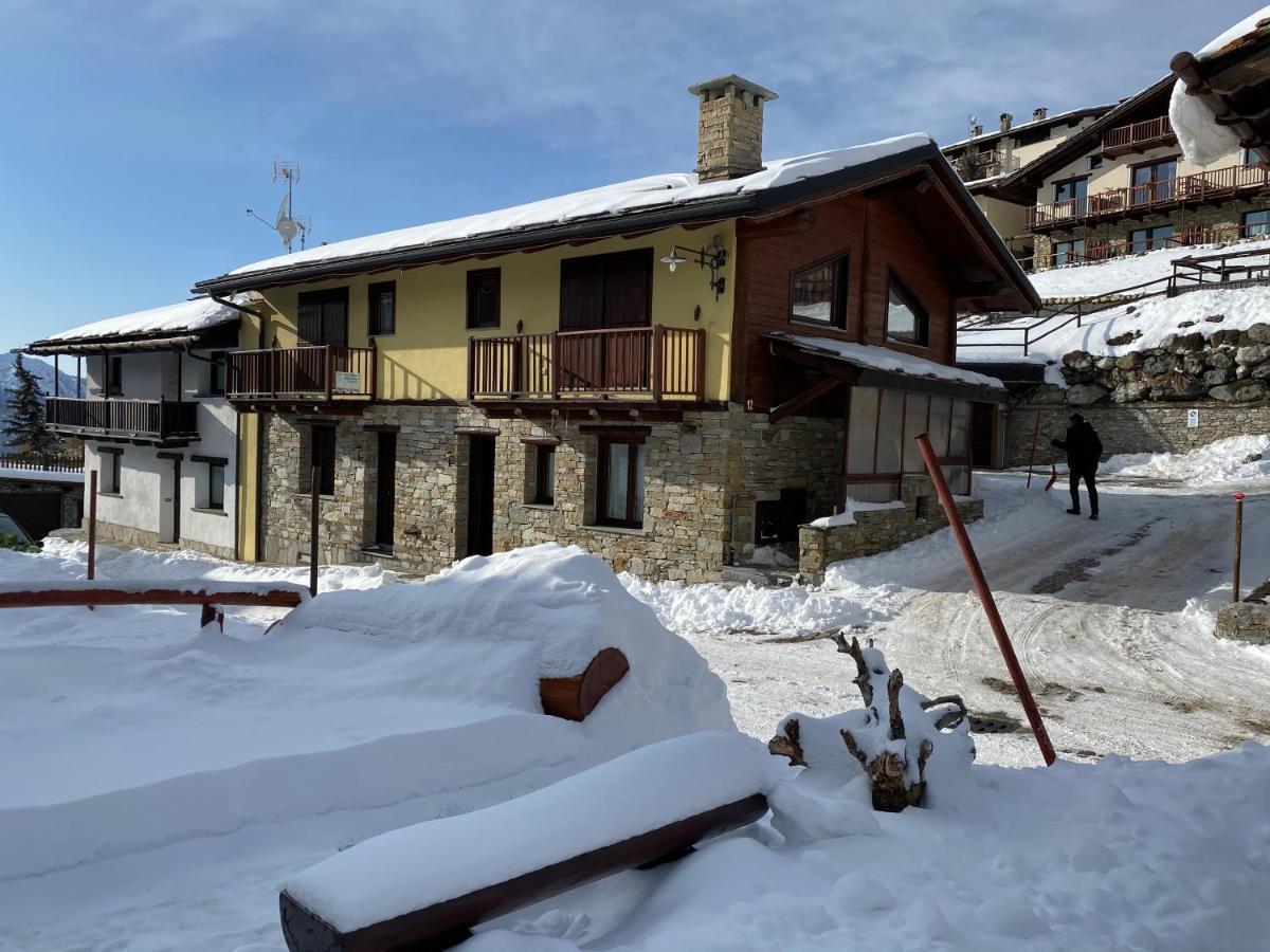 Baita Arianna Apartman Colle Colle Sestriere Kültér fotó